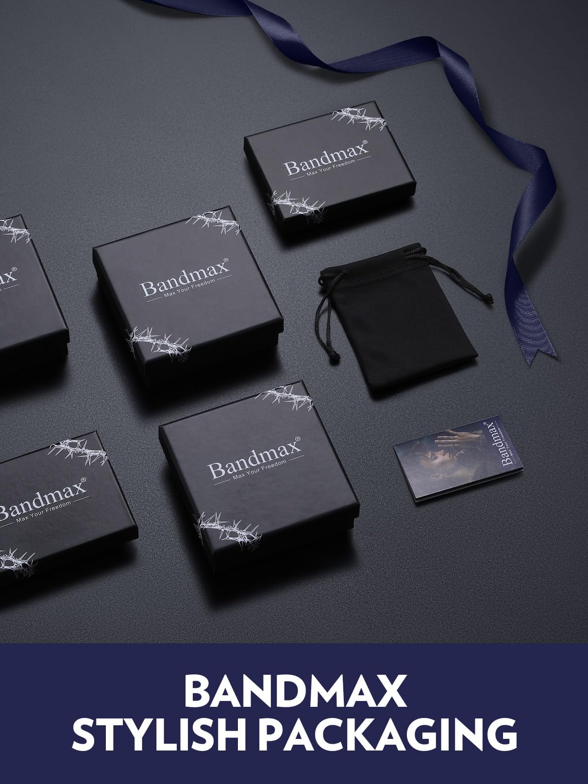 Bandmax Square Cut Gemstone Rings for Men Women, Shining Stone Signet Ring Cocktail Ring Statement Ring Personalized Birthstone Ring for Gift US Size 7-14